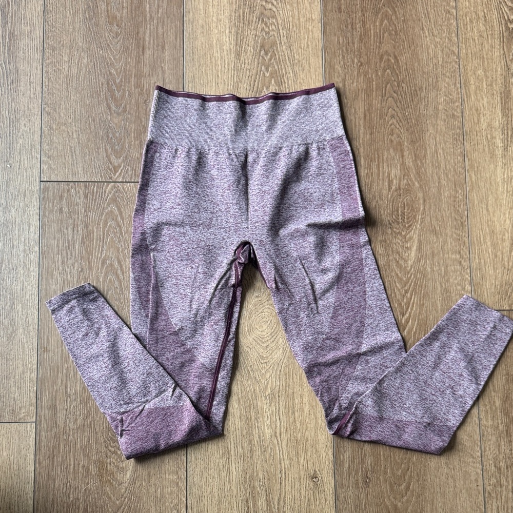 PINK VS Seamless Maroon Leggings